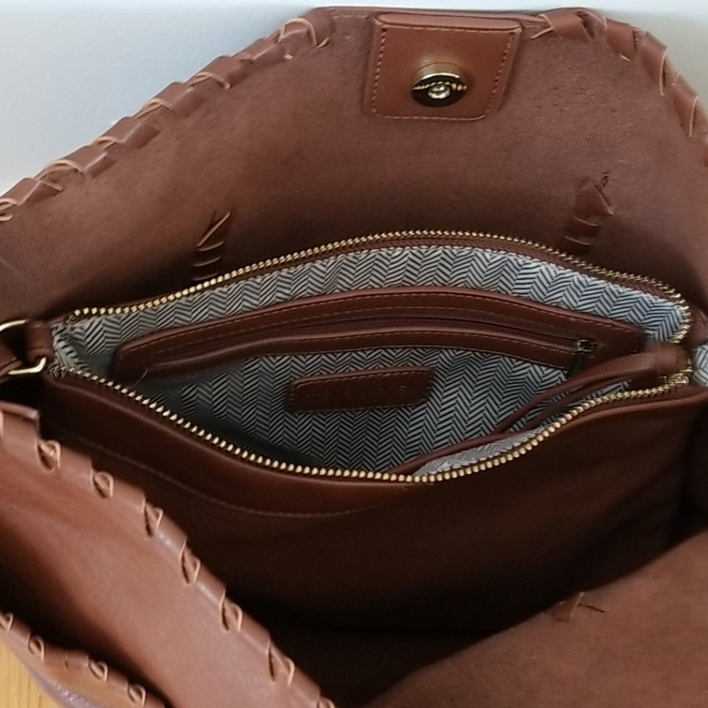 Steve Madden Chesnut Brown FAWN XLarge Satchel Bag - Picture 8 of 14